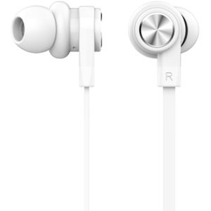 CELEBRAT earphones με μικρόφωνο D9, 10mm, 1.2m, λευκά