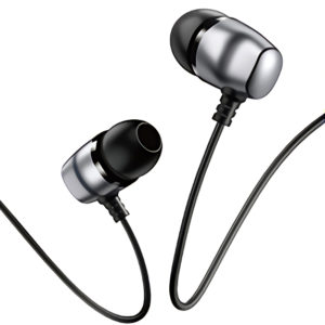 Ακουστικά Hands free USAMS με μικρόφωνο EP-36, 10mm, 3.5mm, 1.2m, γκρι