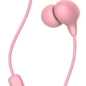 Ακουστικά Hands-free USAMS με μικρόφωνο EP-9, 3.5mm, 9mm, 1.2m, ροζ