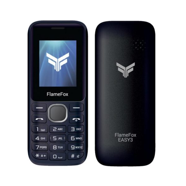 Απλό κινητό με κουμπιά FlameFox Easy3 (Dual Sim) 1.77" με Bluetooth, Ραδιόφωνο