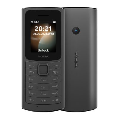 ΚΙΝΗΤΟ ΜΕ ΠΛΗΚΤΡΑ NOKIA 110 (2021) 1.8" DUAL SIM 4G 48MB/128MB (TA-1386) ΜΑΥΡΟ GR